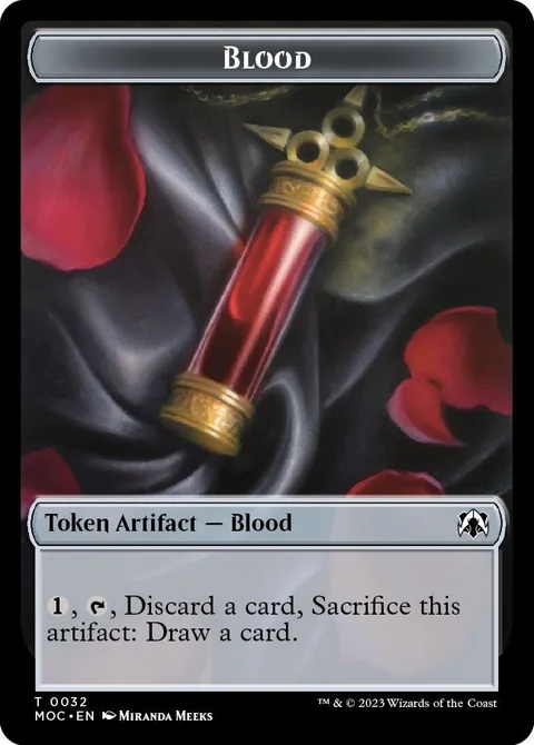 Blood Token // Golem Token (A 3/3)