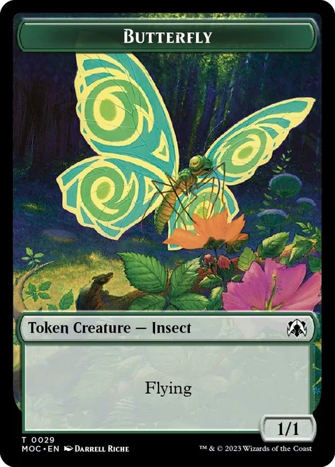 Butterfly Token (G 1/1) // City's Blessing Token