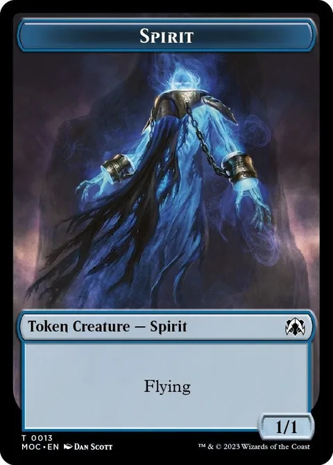 Spirit Token (W 1/1) // Spirit Token (U 1/1)