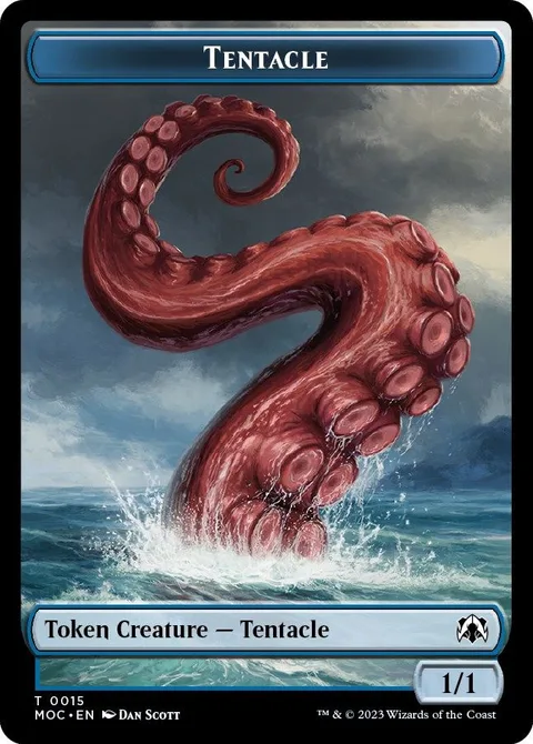 Tentacle Token (U 1/1) // Human Token (R 1/1)