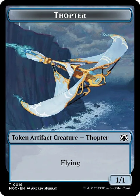 Thopter Token (U 1/1) // Gold Token