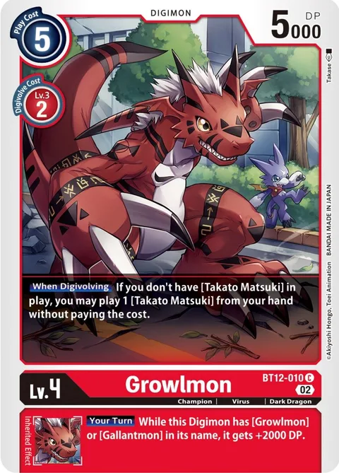 Growlmon (BT12-010)