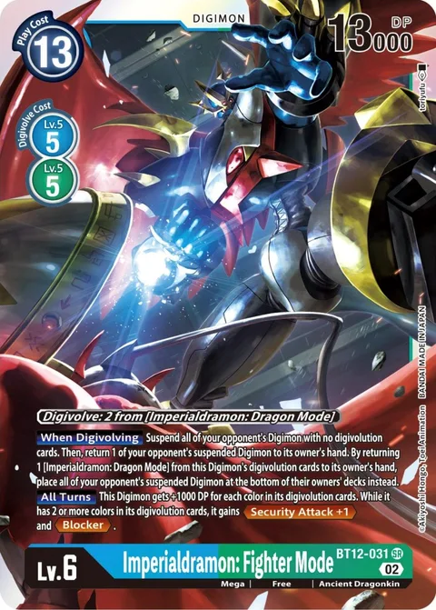 Imperialdramon: Fighter Mode (BT12-031)