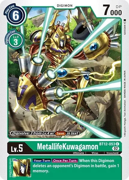 MetallifeKuwagamon (BT12-053)