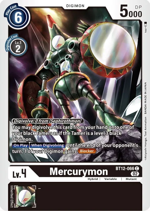 Mercurymon (BT12-066)