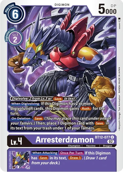 Arresterdramon (BT12-077)