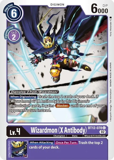 Wizardmon (X Antibody) (BT12-078)