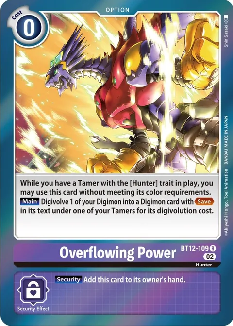 Overflowing Power (BT12-109)