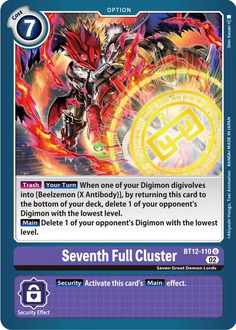 Seventh Full Cluster (BT12-110)