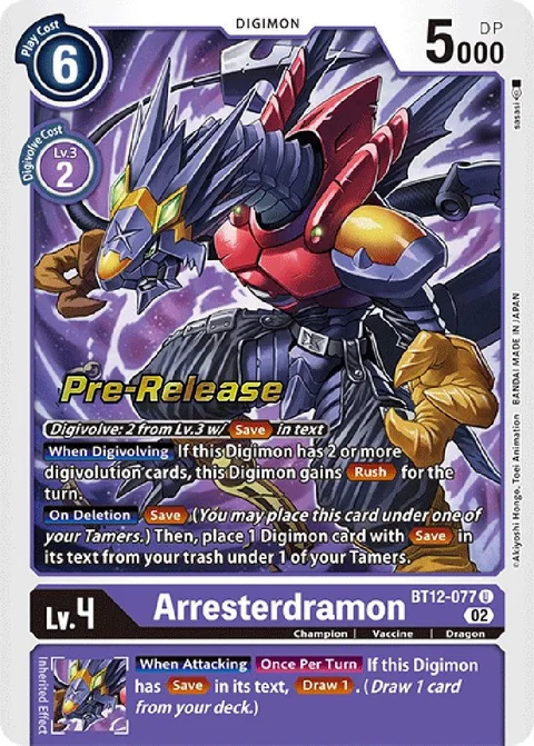 Arresterdramon (BT12-077)