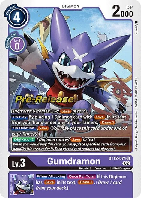 Gumdramon (BT12-074)