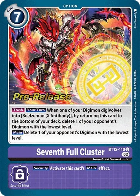 Seventh Full Cluster (BT12-110)
