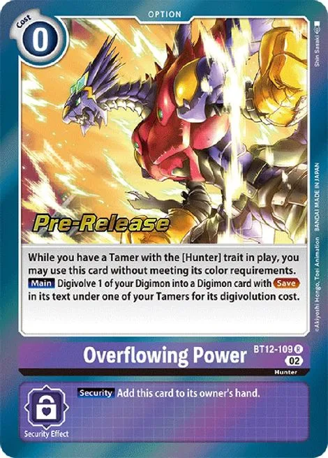 Overflowing Power (BT12-109)
