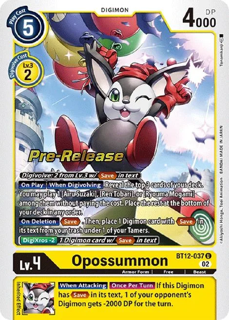 Opossummon (BT12-037)