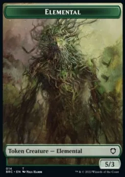 Elemental Token (Green 5/3)