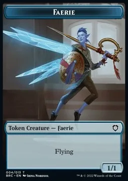 Faerie Token (U 1/1) // Powerstone Token