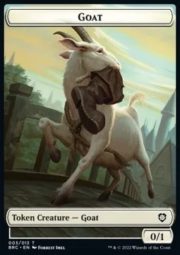 Goat Token (W 0/1) // Construct Token (A 1/1)