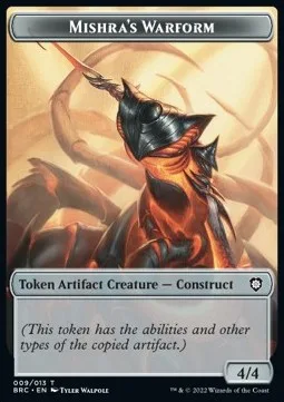 Mishra's Warform Token (A 4/4) // Inkling Token (WB 2/1)