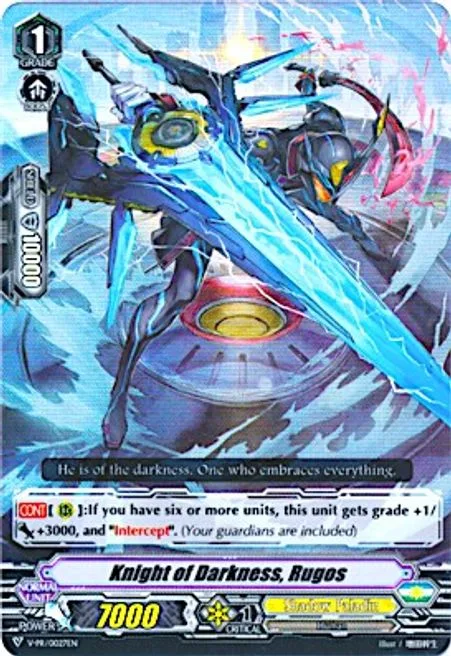 Knight of Darkness, Rugos [V Format]