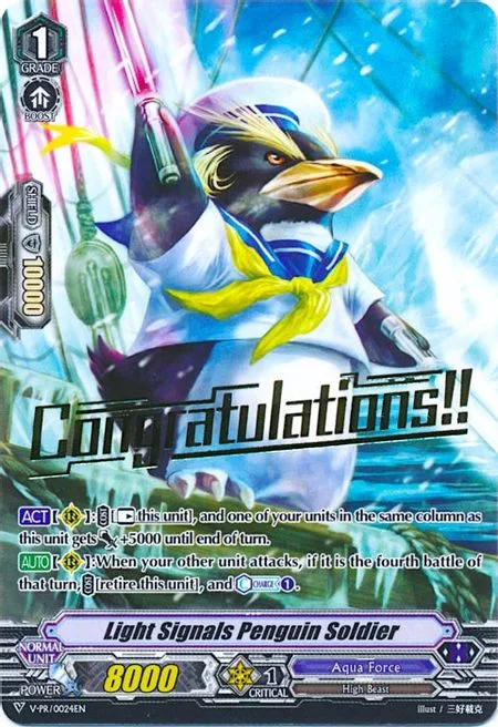 Light Signals Penguin Soldier [V Format]