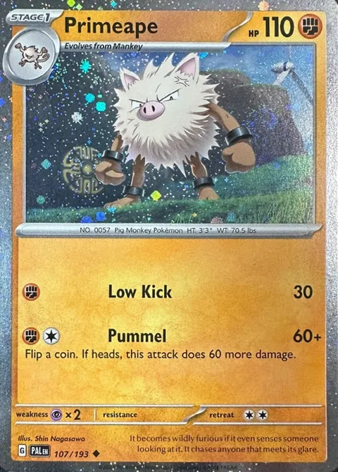 Primeape [Low Kick | Pummel]
