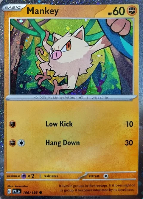 Mankey [Low Kick | Hang Down]