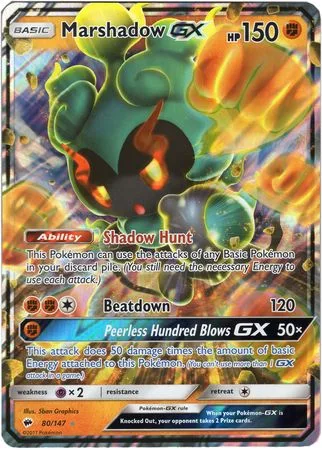 Marshadow GX [Shadow Hunt | Beatdown | Peerless Hundred Blows GX]