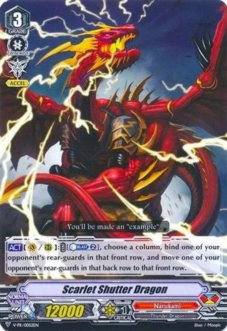 Scarlet Shutter Dragon [V Format]