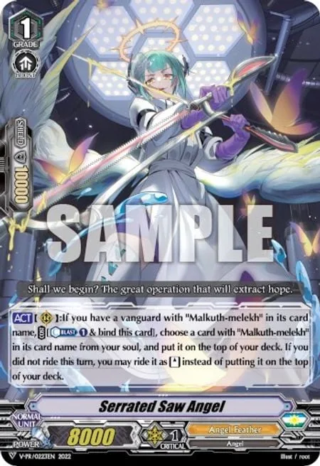 Serrated Saw Angel [V Format]