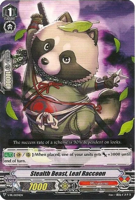 Stealth Beast, Leaf Raccoon [V Format]