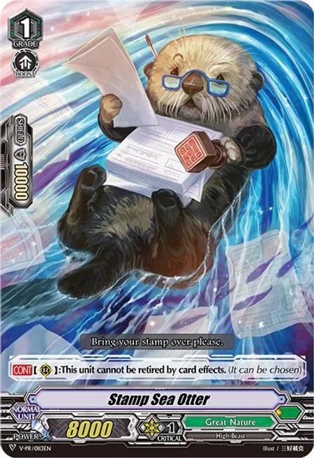 Stamp Sea Otter [V Format]