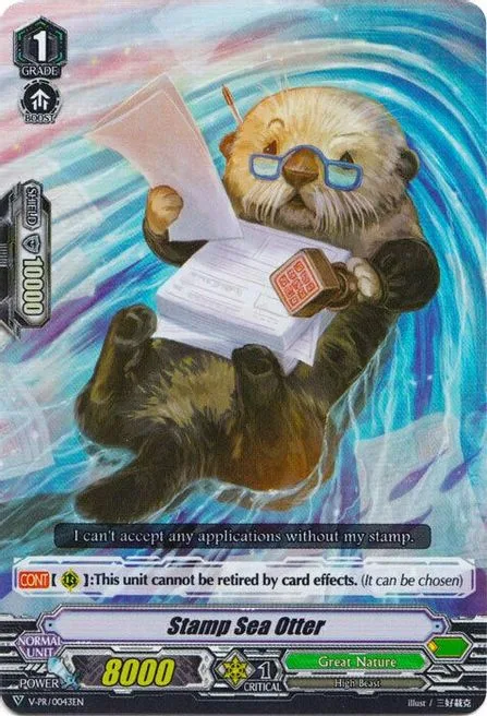 Stamp Sea Otter [V Format]