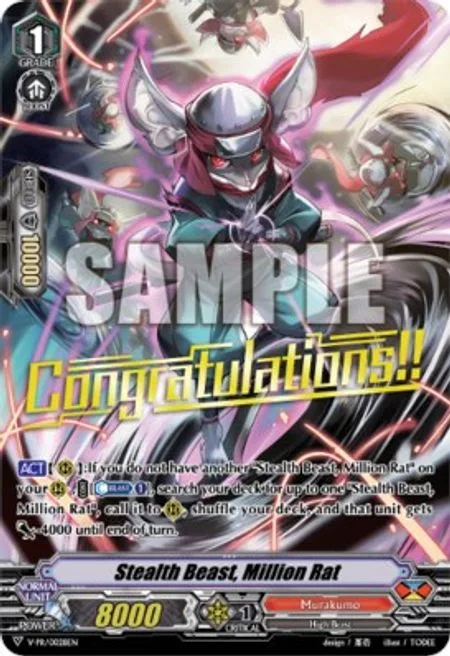 Stealth Beast, Million Rat [V Format]