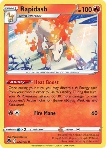 Rapidash [Heat Boost | Fire Mane]