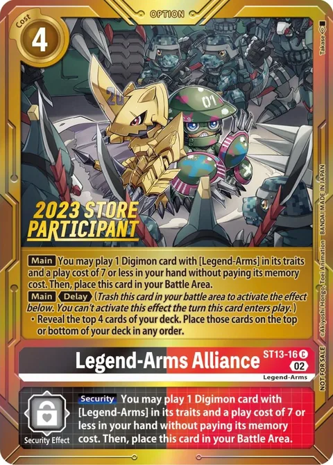Legend-Arms Alliance (ST13-16)