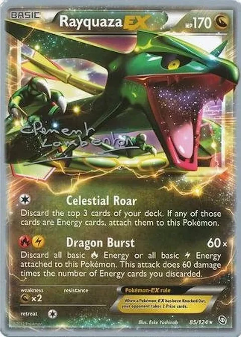 Rayquaza EX [Celestial Roar | Dragon Burst]
