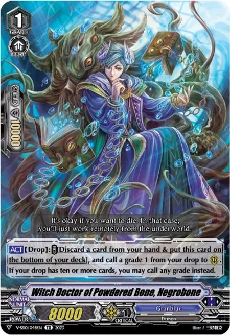 Witch Doctor of Powdered Bone, Negrobone [V Format]