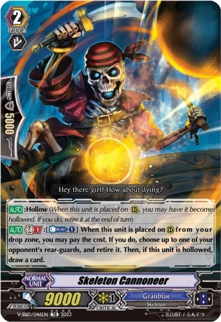 Skeleton Cannoneer [V Format]