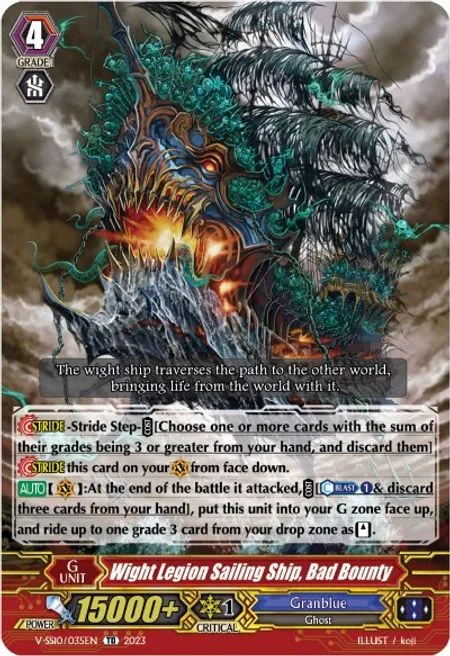 Wight Legion Sailing Ship, Bad Bounty [V Format]
