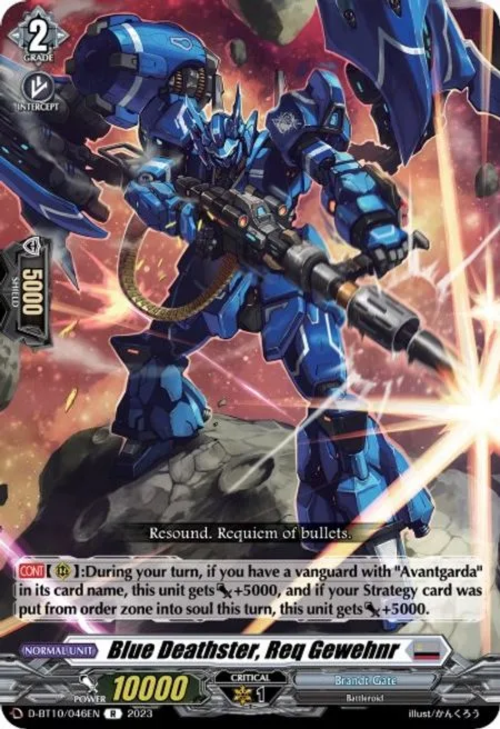Blue Deathster, Req Gewehnr [D Format]