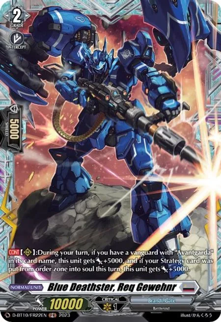 Blue Deathster, Req Gewehnr [D Format]
