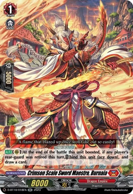 Crimson Scale Sword Maestro, Burnaia [D Format]