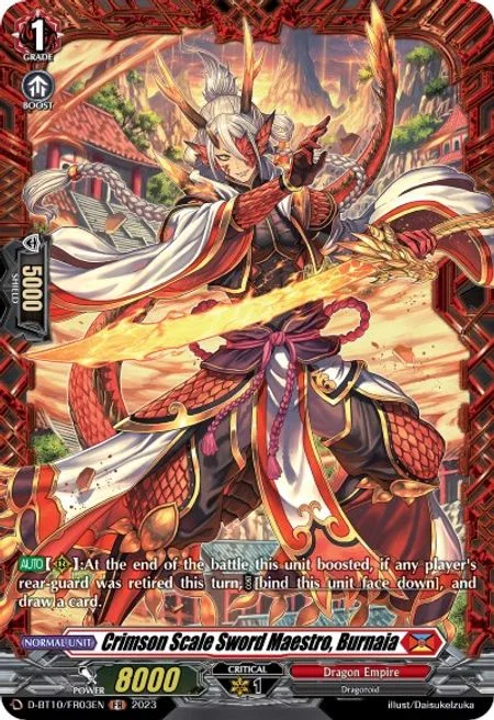 Crimson Scale Sword Maestro, Burnaia [D Format]