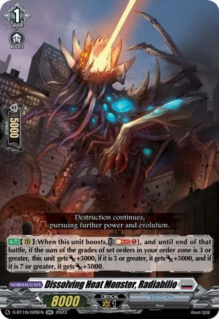 Dissolving Heat Monster, Radiabilio [D Format]