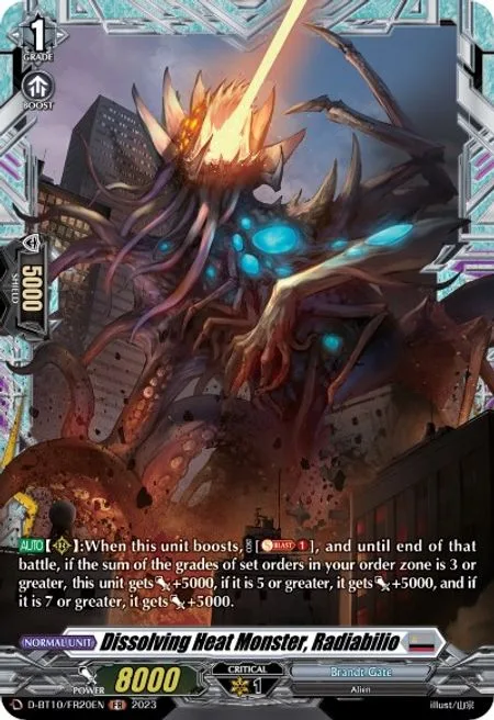 Dissolving Heat Monster, Radiabilio [D Format]