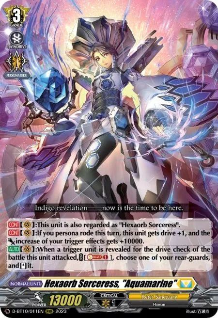 Hexaorb Sorceress, ""Aquamarine"" [D Format]