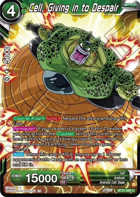 Cell, Giving in to Despair