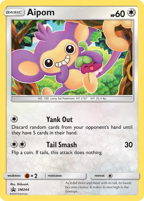 Aipom [Yank Out | Tail Smash]