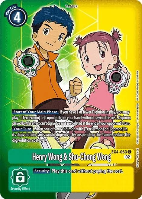 Henry Wong & Shu-Chong Wong (EX4-063)