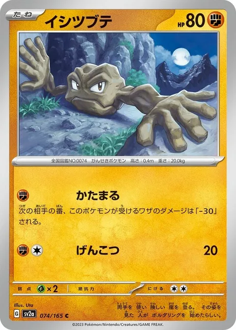 Geodude [Stiffen | Knuckle Punch]